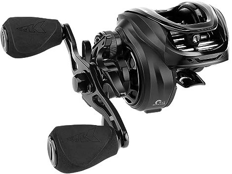 KastKing Zephyr Baitcasting Angelrolle, Rechtshänder, Schwarz