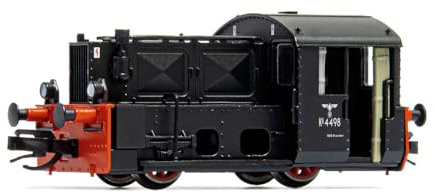 DRB Rangier-Diesellok Köf II, offene Kabine, mit Adlerlogo, Epoche II