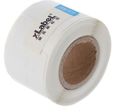 EXCEART Etiqueta Adhesiva para Cable de Material de Etiqueta Adhesiva para Cable P Etiqueta de Papel Térmico Fácil de Usar