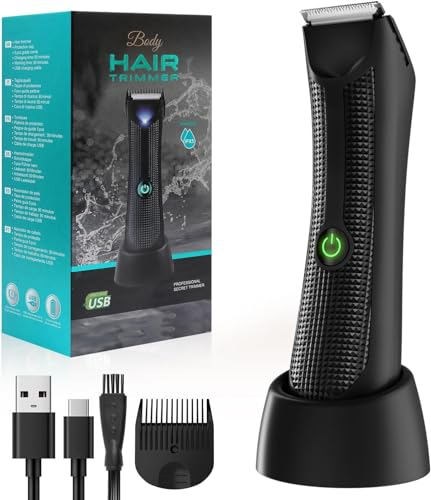 elestyle Elektrischer Haartrimmer Intimbereich & Körper für Männer, Vielseitiger Herrenrasierer 02