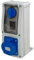 Prise fermée verticale avec sectionneur interrupteur, avec fond avec barre DIN, 220 V 230 V, 3 pôles 2P+T, 32 A, IP54 - Rosi 16.3234B6D