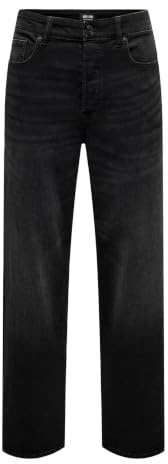 Only & Sons Herren Onsfade Loose Box Tai DNM Cbo Noos Jeans, Washed Black, 30W / 32L EU