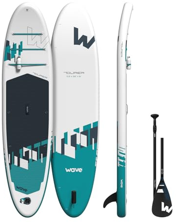 Wave Tourer 2.0 SUP | Aufblasbares Paddleboard | 11'0.9 m | Weiß