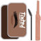 Eyebrow Seifenkit Augenbrauen Seifenkit langlebige Augenbrauen -Styling -Forming -Wachs mit Brauenschneiderbürste Braun braun