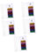 Healeved 30 Paires De Faux Cils Extensions De Cils Pailletés Bandes De Cils Colorés Faux Cils Cils Cosplay Extensions De Cils Longs Fibres Duveteuses