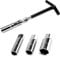 Verda Zündkerzenschlüssel Universal Set 14/16/21 mm – T-Griff Zündkerzenstecker für Auto & Motorrad – Zündkerzenentferner Werkzeug – Zündkerzen Stecknuss Schlüssel Chrom-Vanadium