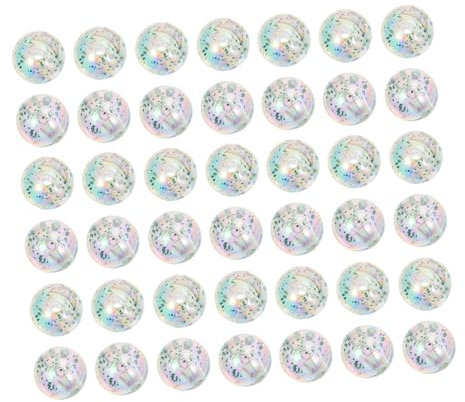 Tofficu 200stücke Acrylperlen Runde Lose Perlen Als Abstandshalter Für Schmuckherstellung Farbperlen Für Bastelarbeiten Und Kostümaccessoires
