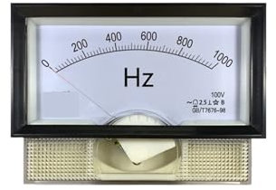 59L23 Zwischenfrequenz-Frequenzmessgerät, 100-V-Eingang 200 Hz 300 Hz 500 Hz 1 kHz Hz-Messgerät Zwischenfrequenzofen 59L19(AC 2500Hz 100V)