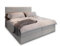 Masseno Boxspringbett PISA 160x200 cm Komplett-Set mit Matratze und Topper, Polsterbett mit Zwei Bettkästen -Hellgrau, TILIA 83