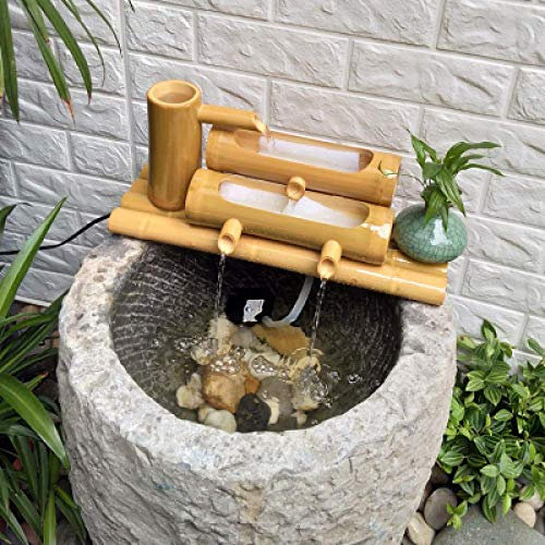 DDNGEJ Fontaine de décoration de Jardin Fontaine de Jardin Fontaine de Jardin extérieure Décoration Moderne Sculptures Faites à la Main 60 cm