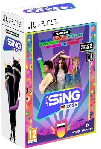 Let's Sing 2026 German Version [+ 2 Mics] (PS5) - [AT-PEGI]