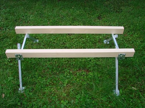Ständer Bienenvölker außen; Beutenständer; Zander; Dadant; Deutsches Normalmaß; DN; flexibel einstellbar; Imkerei, Beuten; Bienenwohnungen; Imkereibedarf (Holzleisten 120cm (2 Beuten/Biennekasten))