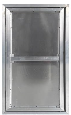 Revisionsklappe Trockenbau Konstruktion aus Aluminiumlegierung Einbautiefe 50 Mm Revisionsklappe 40x40 Metall Geeignet für Rohre, Wasserzähler und Elektrische Leitungen(40 * 60cm)