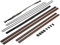 hecht international 100690502-VH Fliegengitter Fenster MASTER SLIM 80x100 cm in Braun, 80 x 100 cm