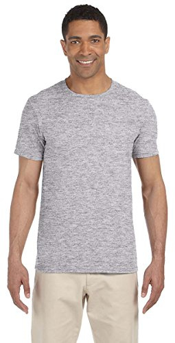 G640 GD 64000 MEN SOFTSTYLE SS TEE SPORT GREY 4XL