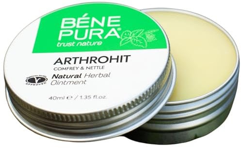 BenePura Arthrohit Beinwellsalbe, Natürliche Salbe für Gelenke, Steifheit und Schwellung mit Brennnessel, 40 ml