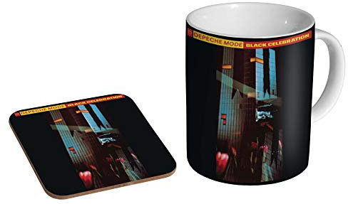 Depeche Mode Black Celebration Kaffeetasse und Untersetzer aus Keramik