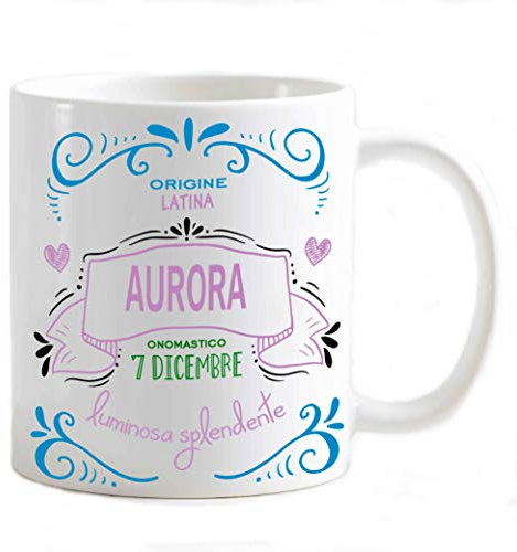 My Cust Tazza Mug Nomi Femminili, Nome Aurora
