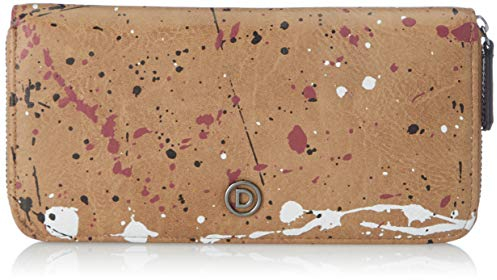 Desigual Womens Accessories PU Long Wallet, Brown