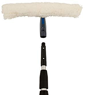 Profi 2 in 1 Fensterwischer Abzieher und Einwaschhalter (45 cm)