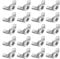 TERF® 20 Pcs Butterfly Wing Nut M6 Zinc Plated Steel Butterfly Wing Nuts M6 (6mm) Fastening Parts Hand Twist Tighten Wingnut For Multi Purpose Use
