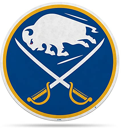 Rico Industries NHL Buffalo Sabres Wimpel in Primärform – Wohn- und Wohnzimmer-Dekor – weicher Filz zum Aufhängen, 45,7 x 0,3 x 45,7 cm