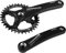 splumzer 170mm Vierkantkurbel für Mountainbike mit 104 Lochkreis 32/34/36/38T Kettenblatt, Wide Narrow Aluminium Alloy MTB Kurbel