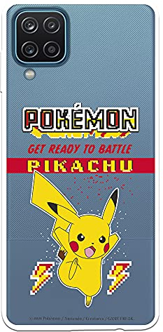 Schutzhülle für Samsung Galaxy A12 - M12, offizielles Pokémon Pikachu Get Ready To Battle. Wählen Sie das Design, das Sie am besten für Ihr Samsung Galaxy A12 - M12