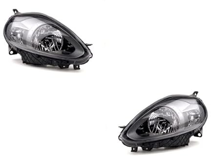 Johns, Scheinwerfer Satz passend für Fiat Punto Scheinwerfer (199) 10/09- H4 Set links & rechts