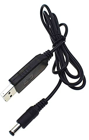 Cable USB Power Boost DC 5V a 9V/12V 1A 2.1x5.5mm Convertidor Adaptador (5V a 12V Cable)