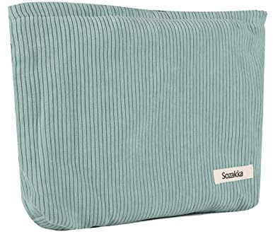 Fycyko Kompatibel mit Reise Kulturtasche Portable Kulturbeutel Multifunktionaler Kosmetiktasche Waschtasche Makeup Organizer Tasche Make-Up Bag für Reisen Kinder Frauen Mädchen Damen - Blau