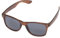 Miobo Sonnenbrillen Party Brillen 1980 style Retro Atzen Nerdbrille Hornbrille Sonnenbrille oder Klarglas Schwarz (Braun Sonnenbrille)