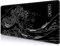 IMAYONDIA Grand Tapis de Souris Japonais Great Wave (89,9 x 40,9 cm) - Jeu Noir Anime XXL, Kanagawa Étendu, Base en Caoutchouc Antidérapant, Long Format