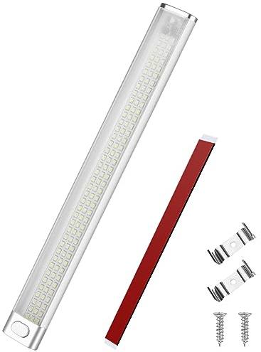 URAQT 120 LED Innenbeluchtung,1 Stück LED Leiste 1600LM 8W 12V Led Lampe Wohnmobil LED Innenlichtleiste KFZ Beleuchtung Leiste mit Schalter für Auto Wohnmobil Van Bus Caravan Boat Küche Bad Bar LKW