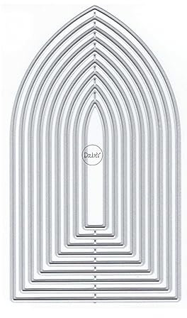 DzIxY Metall-Stanzformen für Türrahmen, Kartenherstellung, Prägepapier, Stanzformen, Scrapbooking, Maschinen, Schablonen, Aufbewahrungstaschen, Zubehör