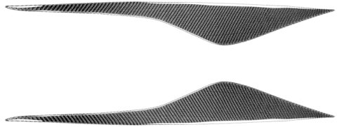 LohxA Auto-Licht-Augenbraue für Ford Mondeo MK4 Headlights 2007-2013, Auto-Nebelscheinwerfer-Lünettenabdeckung