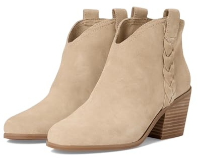 TOMS Constance Westernstiefel für Damen, Wildleder, Hellbraun, 40 EU