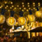 ROVLAK Guirnaldas Luces Exterior LED 18M G40 Cadena Bombillas 30+4 LED Guirnalda Bombillas Luz Interior IP44 Impermeable Cadena de Luces Exteriores Decoración para Patio,Jardin,Fiesta,Boda,Navidad