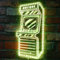 AdvPro Arcade Game Room Schild – rechteckig, Wandhalterung, Retro-Stil, mehrfarbig, 80 x 80 cm – dekoratives Schild
