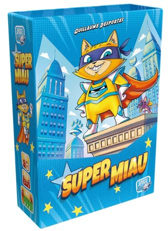 Asmodee Space Cow, Super Miau, Kinderspiel, Kartenspiel, 2-4 Spieler, Ab 6+ Jahren, 15 Minuten, Deutsch
