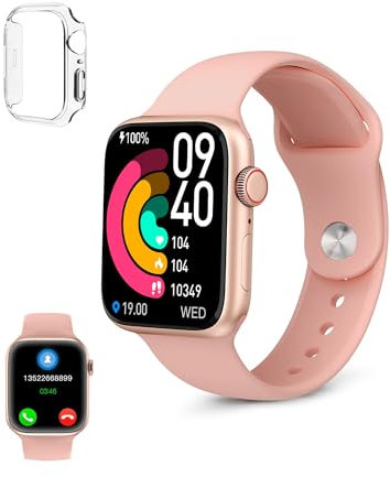 KSIX Urban 4 Mini-Smartwatch für Damen, Smartwatch mit Anrufen, Benachrichtigungen, Aktivitätsarmband, Gesundheitsmonitor, 4,3 cm (1,74 Zoll) Display, Sprachassistent, Sportmodus, iOS- und
