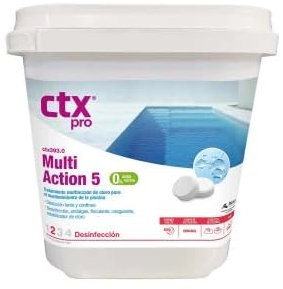CTX Cloro 393.0 MULTIACTION 5 TABLETAS 250G