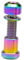 JISADER Bike Stem Bolt Nut Set Bicycle Stem Screw Nut Repairing Spare Parts Bicycle Riser Screw Biking Mountain Road Bike M5x16, Colorful
