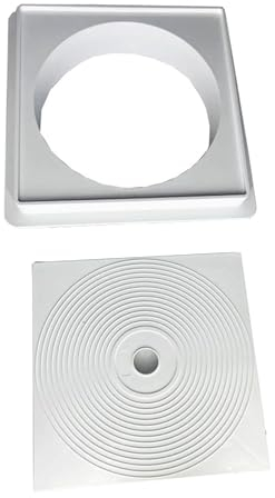 Milageto 2-teiliges Pool-Skimmer-Zubehör, Skimmer-Deckabdeckung, universelle Skimmer-Deckdeckelabdeckung, Skimmer-Verlängerungskragen, Skimmer-Deckel