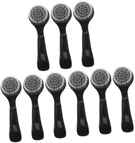 NOLITOY 9 Stk Gesichtsbürste reinigungsbürste gesichtsmassage gesichtspflege nylonbürste Gesichtswaschbürste Peelingbürste Gesicht zum Reinigen und Peeling Gesichtsreinigungsgerät PVC