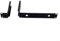 ZAMETTER Wireless Microphone Rack Angle Bracket Solid Metal Rack Mount Bracket For SLX4 Wireless Receiver(1 in 1)