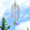 HDCRYSTALGIFTS Sonnenfänger für Fenster, Kristall-Sonnenfänger, Glasanhänger, Prisma, Regenbogenmacher, Windspiel, hängende Ornament für Innen- und Außenbereich, Gartendekorationen
