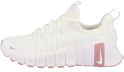NIKE FJ7126-106 Free Metcon 6 Men White/Elemental Pink-White UK 5.5