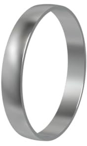 SR2 Metallic Silver Flexibler Elastischer Ring aus Silikon für Arbeit, Sport (8)