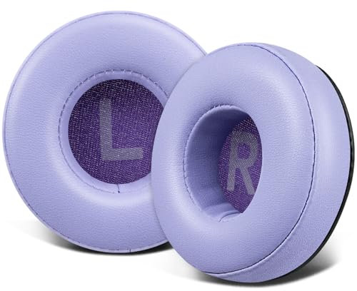 SOULWIT Earpads Replacement for Sony WH-CH500/CH510/CH520,MDR-ZX100/ZX110/ZX110NC/ZX220/XB200/ZX300/ZX330BT,MDR-V100/V150/V200/V250/V300/V400, Ear Pads Cushions for DR-BT101 (70mm PL Mauve)
